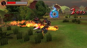 Captura de pantalla de videojuego en 3D - Bengoa, Cova y Dalmaso