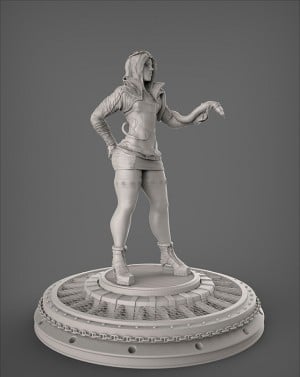 Modelado de Escultura Digital - Germán Velázquez - 2015