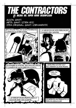 Entrega de Comic - The contractors - Gastón Latorre - 2015