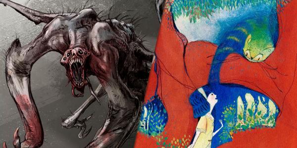 Dos Técnicas para Ilustrar una Criatura Fantástica